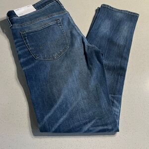 NWT American Eagle Airflex + Skinny Medium Bright Indigo 32/32